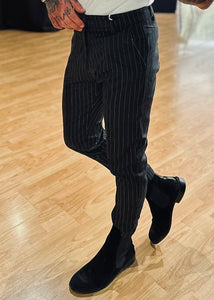 Panta Roy Classic Gessato Black