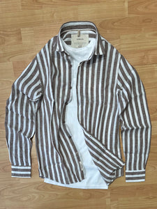 Camicia GL In Lino MochaMousse