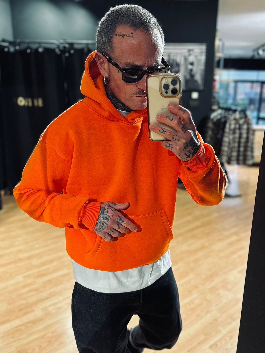 Felpa BoxyFit Felpata Orange