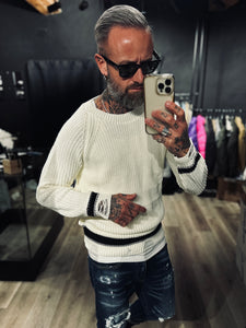 Maglione Row Rotture MistoLana