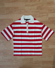 Carica l'immagine nel visualizzatore di Gallery, Polo a Righe OverSize Red
