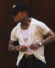 Carica l'immagine nel visualizzatore di Gallery, Maglia in Filo Crochet SlimFit Off-White
