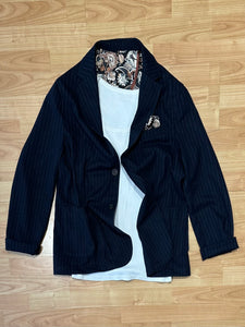 Blazer Gessato DarkBlue