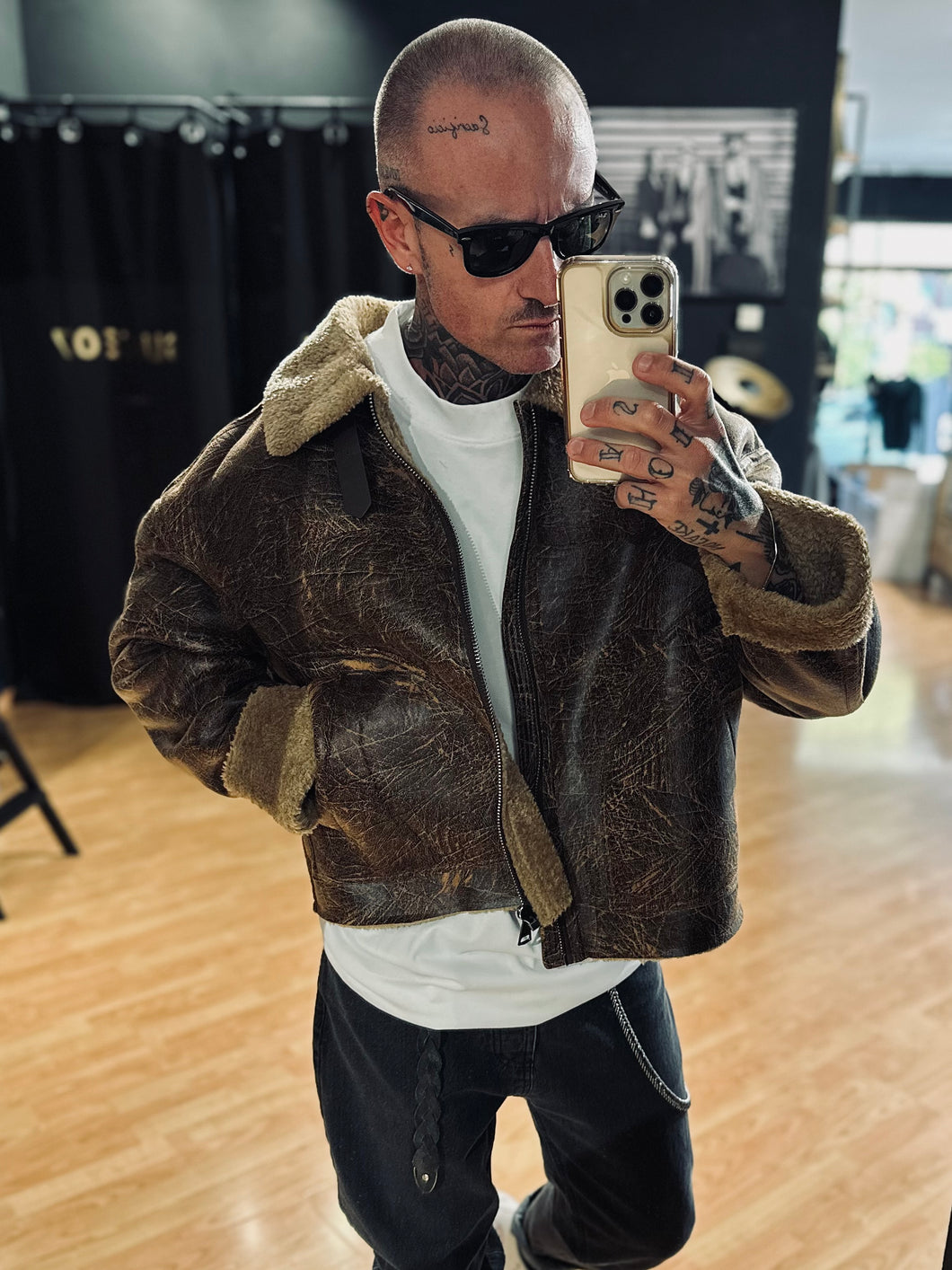 Montone Vintage OverSize Cioccolato