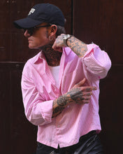 Carica l'immagine nel visualizzatore di Gallery, Camicia a Bacchetta Cropped Pink
