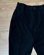 Carica l'immagine nel visualizzatore di Gallery, Panta LooseFit DoppiaPence Black
