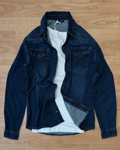 Carica l'immagine nel visualizzatore di Gallery, Camicia in Jeans 90’s DarkBlue
