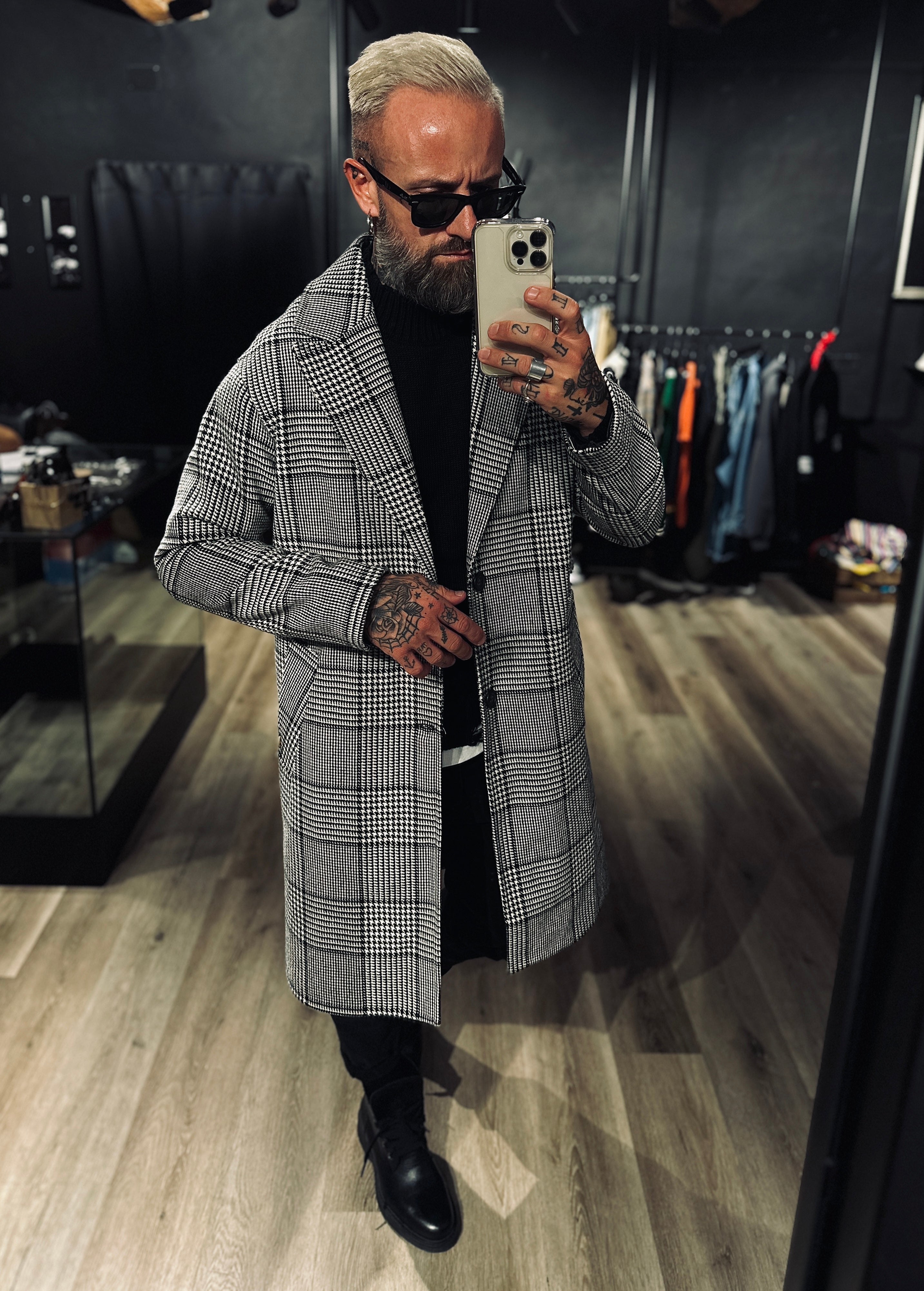 Cappotto SemiOver Principe Di Galles – SUITE07