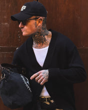 Carica l'immagine nel visualizzatore di Gallery, Cardigan SemiCropped in Filo Black
