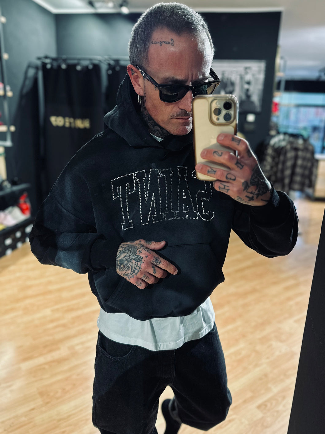 Felpa SuperBoxyFit Black