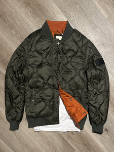 Bomber Trapuntato Verde Army