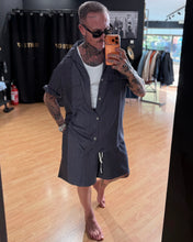 Carica l'immagine nel visualizzatore di Gallery, Coordinato Wise Semi OverSize DarkGrey
