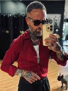 Camicia Gin in Lino RedIndia