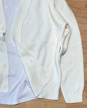 Carica l&#39;immagine nel visualizzatore di Gallery, Cardigan Cropped Off-White
