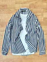 Carica l&#39;immagine nel visualizzatore di Gallery, Camicia a Bacchetta BluNotte
