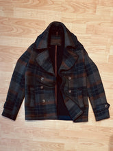 Carica l&#39;immagine nel visualizzatore di Gallery, Cappotto Tartan Blue&amp;Orange
