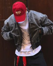 Carica l'immagine nel visualizzatore di Gallery, BOMBER ANNI ‘90 CROPPED DARK GREY
