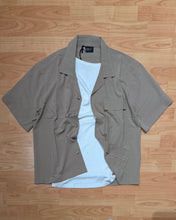 Carica l'immagine nel visualizzatore di Gallery, Camicia Cropped Semi OverSize MochaMousse
