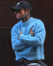 Carica l'immagine nel visualizzatore di Gallery, MAGLIONE BEAR CROPPED BABYBLUE
