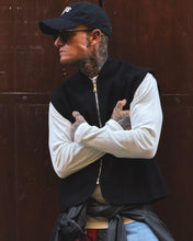 Carica l'immagine nel visualizzatore di Gallery, GILET STRUTTURATO MISTOCOTONE BLACK
