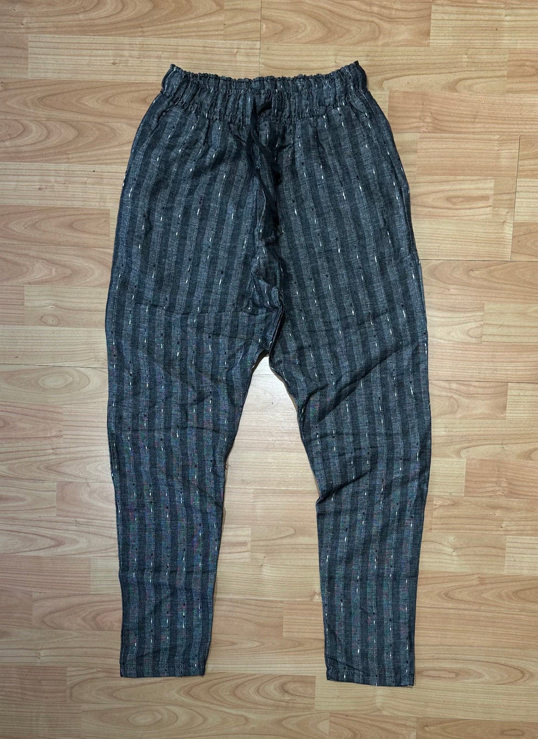 Pantalaccio Gessato LooseFit Black