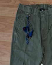 Carica l'immagine nel visualizzatore di Gallery, Panta Pence LooseFit Tela Rigida Verde Army
