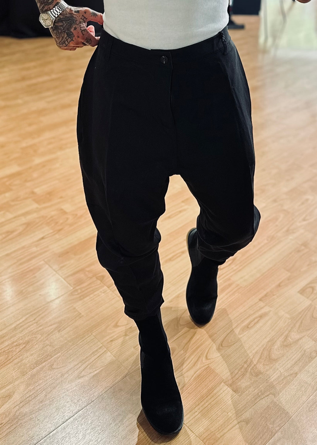 Panta Inv. LooseFit DoppiaPence Black