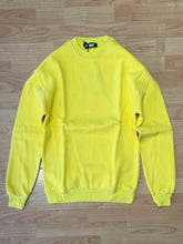 Carica l'immagine nel visualizzatore di Gallery, Felpa Girocollo Felpata SemiBoxyFit GialloFluo
