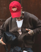 Carica l'immagine nel visualizzatore di Gallery, CARDIGAN JACKET CROPPED ZIP CIOCCOLATO
