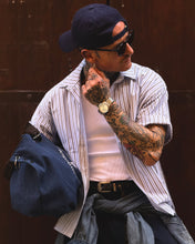 Carica l'immagine nel visualizzatore di Gallery, Camicia Cropped BoxyFit a Bacchetta Sky
