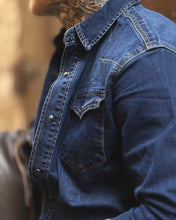 Carica l'immagine nel visualizzatore di Gallery, Camicia in Jeans 90’s DarkBlue
