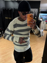 Carica l&#39;immagine nel visualizzatore di Gallery, Maglione MistoLana Destroyed Grey Gianni Lupo
