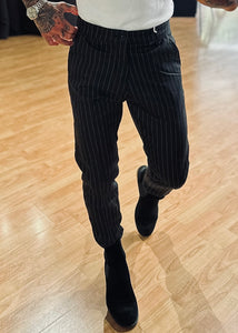 Panta Roy Classic Gessato Black