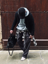 Carica l&#39;immagine nel visualizzatore di Gallery, Panta Pence SuperLooseFit a Costine Piombo
