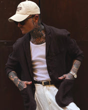 Carica l'immagine nel visualizzatore di Gallery, Blazer OverFit in Lino Cioccolato
