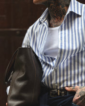 Carica l'immagine nel visualizzatore di Gallery, Camicia SlimFit a Bacchetta Blue
