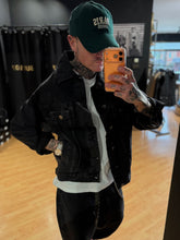 Carica l'immagine nel visualizzatore di Gallery, Giubbotto In Jeans OverSize Anni 90 Black
