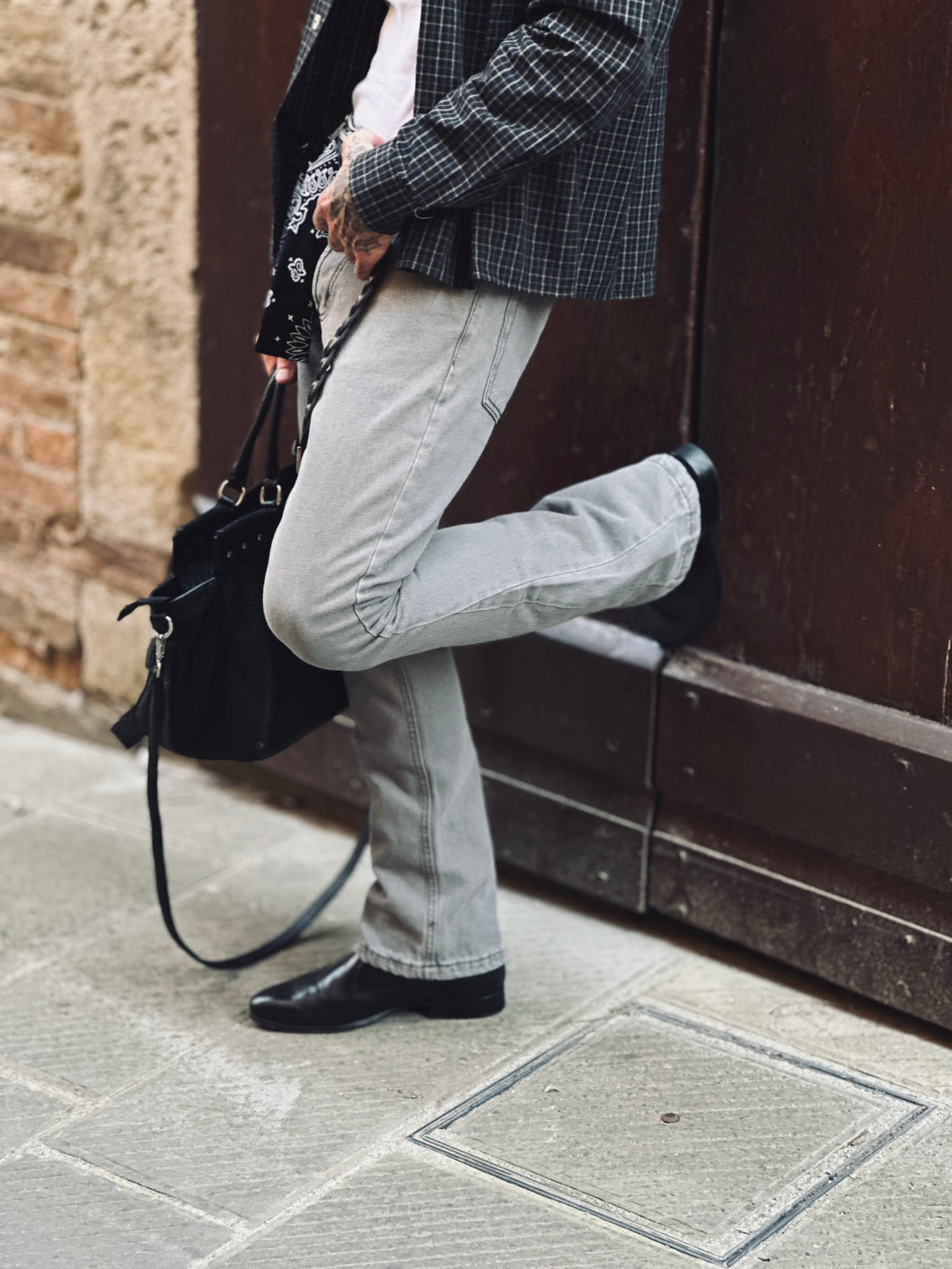 Jeans FlareFit Grey