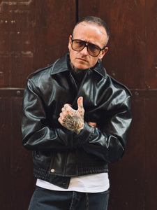 Bomber Ecopelle Imbottito 8887 Black