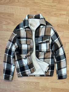 Giubbotto Tartan Imbottito Biscotto