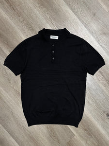 Polo in Filo Black