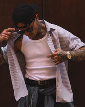 Carica l'immagine nel visualizzatore di Gallery, Camicia Cropped BoxyFit a Bacchetta Bordeaux
