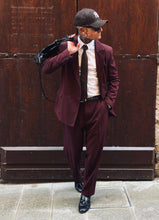 Carica l&#39;immagine nel visualizzatore di Gallery, Completo SemiOverSize DoppioPetto Bordeaux

