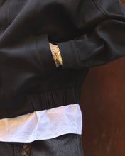 Carica l'immagine nel visualizzatore di Gallery, GIUBBOTTO TECNICO CROPPED SUPERCOLLO BLACK

