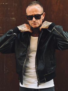 Bomber Used Ecopelle 8911 Black