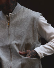 Carica l'immagine nel visualizzatore di Gallery, GILET STRUTTURATO MISTOCOTONE LIGHT GREY
