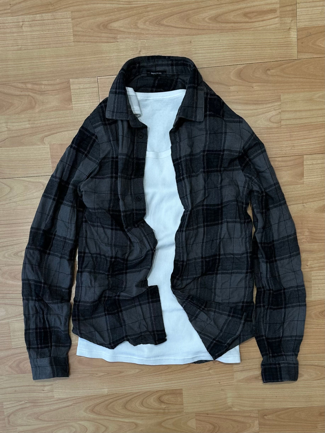 Camicia in Check Grey