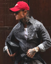 Carica l'immagine nel visualizzatore di Gallery, CAMICIA WESTERN IN JEANS DARKGREY
