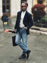 Carica l&#39;immagine nel visualizzatore di Gallery, Blazer DoppioPetto OverSize BluNotte
