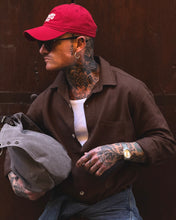 Carica l'immagine nel visualizzatore di Gallery, Camicia Cuba MistoLino Cioccolato
